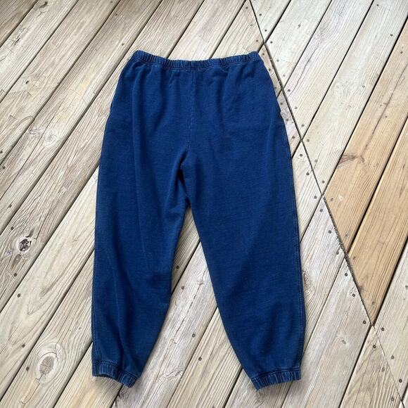 Good American Boyfriend Joggers Dark Blue Size 6 Waist 36" - Picture 2 of 11